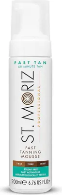 Produktbild von St.Moriz Professional 1 Hour Błyskawiczny samoopalacz w piance do ciała i twarzy, 200 ml