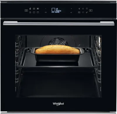 Whirlpool W7 OM4 4S1 P BL 73 l A+ Schwarz