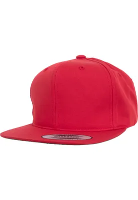 Immagine prodotto di FLEXFIT 6308 | Pro-Style Twill Snapback Cap per giovani, parte inferiore della visiera verde - Colore: Rosso - Taglia: B (6-14)
