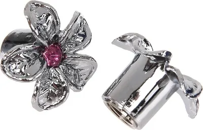 Immagine prodotto di Set: 2x Tappo valvola fiore, Cromato