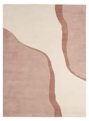 Image de Volero - Tapis en laine – Vienna Rose | Tapis organique doux & haut de gamme - 200x290cm
