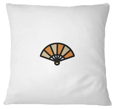 Kissenhülle 45 x 45 cm Weiß Polyester mit Reißverschluss