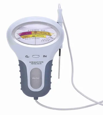 Produktbild von PC-102 CL2 Chlor- und pH-Wert-Messgerät für Schwimmbäder und Whirlpools, Wasserqualitätsanalysator mit Sonde