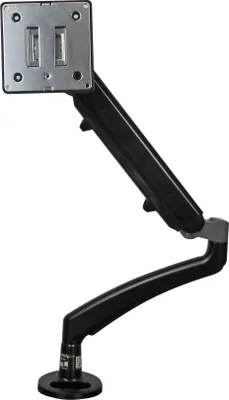 Produktbild von StarTech.com ARMSLIM Monitorhalterung (mit Tischhalterung, Monitorarm mit Kabelmanagement, für bis zu 34 Zoll Bildschirme) - Befestigungskit - einstellbarer Arm - für LCD-Display - Kunststoff, Stahl - Schwarz - Bildschirmgröße: 66 cm (12"-34")