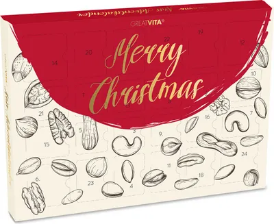 Produktbild von GreatVita Nuss Adventskalender 2024 | 24 köstliche Raw Nuss-Überraschungen