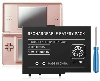 Productafbeelding van Li-ion reserveaccu - Nintendo DS Lite - 2500 mAh - Game Player - Accu vervanging - Hoogwaardige batterij - Geschikt voor Nintendo DS Lite