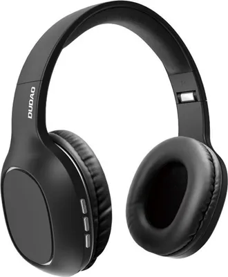 Dudao Earphones On-Ear kabellos Kopfhrer Bluetooth 5.0 Ohrhrer Over Ear Headset FM Kartenleser Radio, schwarz