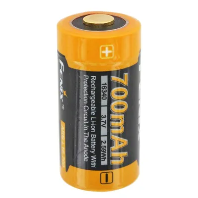 Zdjęcie produktu dla Baterie CR123 i litowo-jonowe 3,7 V, 760 mAh (2 sztuki) wraz z szybką ładowarką z wyświetlaczem LCD