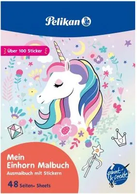 Produktbild von Pelikan 101530, 48 Seiten, Mädchen, Aufkleber enthalten, Malbuch/Album