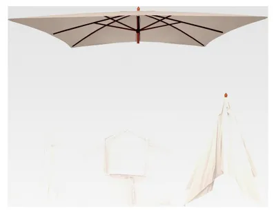 Produktbild von Ersatzbezug für Holz-Sonnenschirm Florida 2x3m - Creme