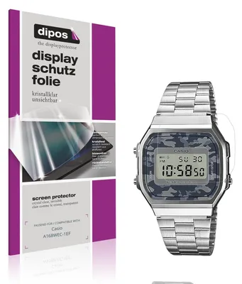 Immagine prodotto di 6x Pellicola Protettiva per Casio A168WEC-1EF Protezione Schermo Claro Display dipos
