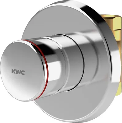 Productafbeelding van KWC AR doorstroomventiel, model F3, hydraulisch, zonder mengfunctie, inbouwmodel, voor wastafel