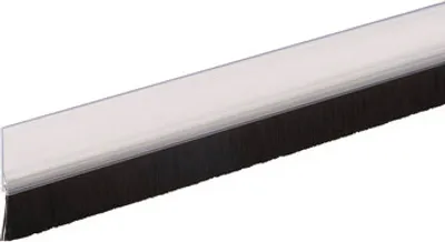 Produktbild von fix-o-moll Türbürstendichtung Türdichtung mit Bürste Standard selbstklebend trans. 1 m
