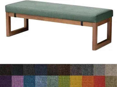 Produktbild von Sitzkissen für Bank und Gartenbank – Bequem – 1 Stück – Achatgrün – 160 x 40 x 5 cm