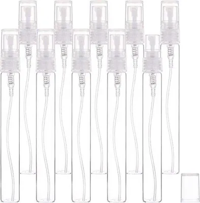 Image de Flacon de nettoyage - Flacons portables de 10 ml - Pour le nettoyage, la parfumerie, les huiles essentielles - Format voyage