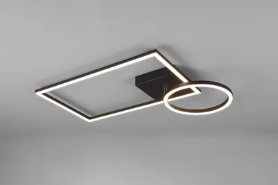 Zdjęcie produktu dla Lampa sufitowa LED VERSO 24W 3000K 3000lm metal czarno-biała wym:7,7x30x50cm IP20 RL