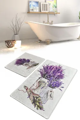 Obrázok produktu pre Mijolnir, Purpura- CHL2474, Farebná, Kúpeľňové rohože, 700 gr/m², 100% zamatová tkanina