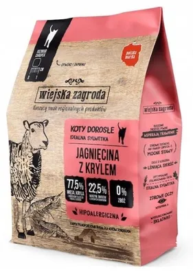Produktbild von Rural Farm Trockenfutter für Katzen, Lamm mit Krill, 400 g