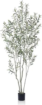 Immagine prodotto di Olivo in plastica - pianta artificiale realistica - 210 cm - verde