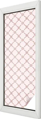 Obrázek produktu pro Vitrážová fólie na okna - 146x50 cm - vitrážový vzor - neprůhledná dekorativní fólie na ochranu soukromí - samolepicí, UV ochrana - květinový vzor