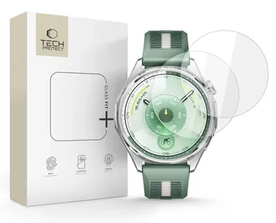 Obrázok produktu pre Tech-Protect 5906302335374, Ochrana displeja, Smartwatch, Priehľadná, Huawei, Watch GT 6 (46mm), Temperované sklo