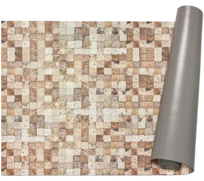 Produktbild von Küchenläufer 67x100cm Beige abwaschbar Ethno LADY Läufer Küchenteppich Stoff-Teppich
