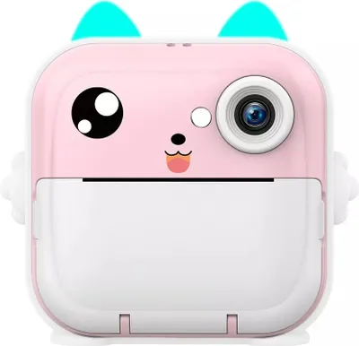 Produktbild von Digitale Fotokamera Q5 für Kinder - Sofortbildkamera mit Thermodrucker (Rosa)