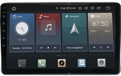 Produktbild von Für Ford Tourneo Custom 10" Touchscreen Android Autoradio Navi GPS CarPlay