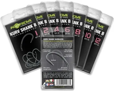 Zdjęcie produktu dla Korda Hooks Kurv Shank Hooks B - No Barb 8