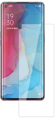 Produktbild von 2x Schutzfolie für Oppo Reno3 Pro - Anti-Shock 9H Folie dipos Glass Kunststoffglas
