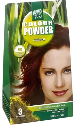 Produktbild von Hennaplus Colour Powder auburn 56 100 g