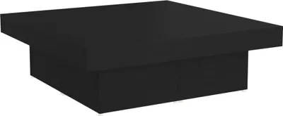 Obrázok produktu pre vidaXL Konferenčný stolík čierny 90x90x28 cm Drevo Materiál