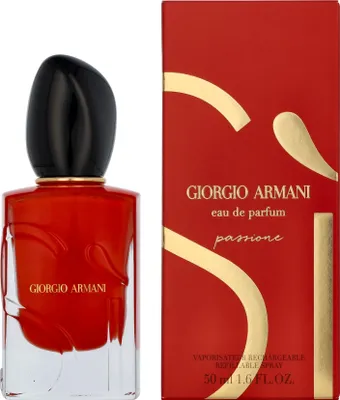 Produktbild von Giorgio Armani Si Passione, Frauen, 50 ml, Nicht nachfüllbare Flasche, Schwarze Johannisbeere, Birne, Jasmin, Rose, Zedernholz, Vanille