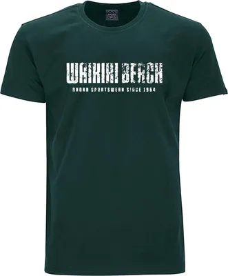 Produktbild von Übergrößen T-Shirt Waikiki weiß AHORN SPORTSWEAR Bottle Green 8XL