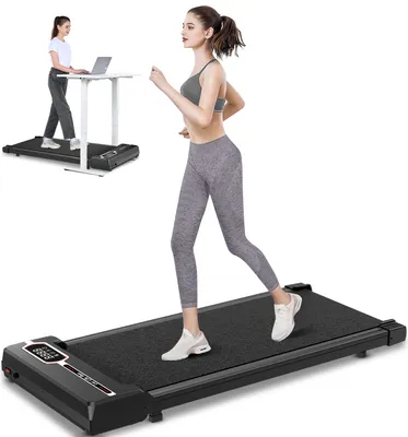 Produktbild von Běžecké pásy Walking Pad - Elektrický 2,5PS chodící stroj pro domácí použití do 120KG - 1-8 km/h - LED displej - černý