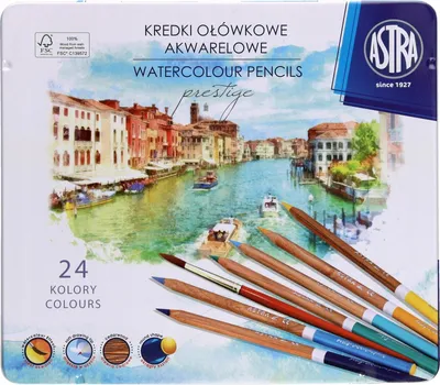 Produktbild von Aquarellstifte. Zedernholz. Prestige 24 Farben 5111