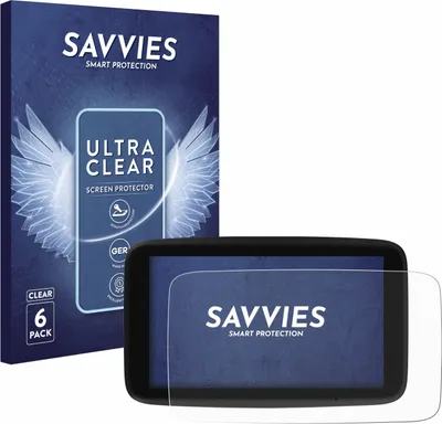 Produktbild von 6x Für TomTom GO Discover 7" Schutzfolie Savvies Displayschutz Display Schutz Folie Klar Transparent