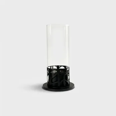Produktbild von Moderner Tisch-Biokamin aus Metall und Glas Spark Design