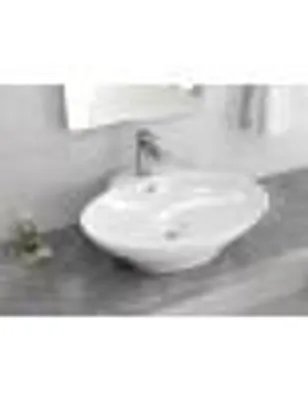Produktbild von Ovales Aufsatzwaschbecken POCRE 61x49,5x20 cm aus Keramik KARAG