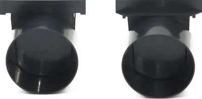 Produktbild von 2x Stirnwände für Entwässerungsrinne Terrassenrinne 148mm Komplett