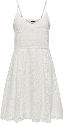 Produktbild von ONLY Kleid V-Ausschnitt mit Spitze verstellbare Träger Größe: 40