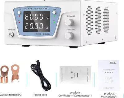 Produktbild von Gleichstromversorgung, 60V Ausgang, 20A Strom, 1200W Leistung, KPS6020D (60V 20A), 220V EU Stecker