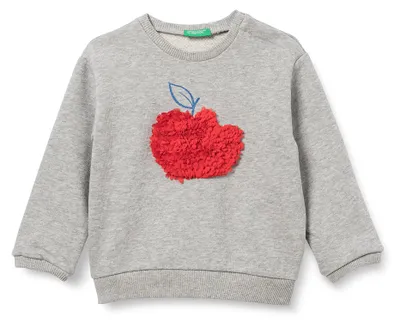 Obrázok produktu pre United Colors of Benetton (Z6ERJ) Dievčenský pulóver s kapucňou, materiál: bavlna/akryl, veľkosť: M/L, kód: 3J68C1579