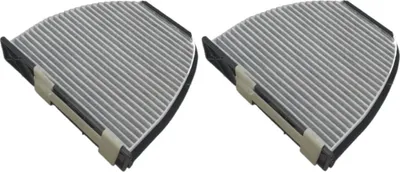 Produktbild von 2x Trade-Shop Innenraumfilter Pollenfilter Aktivkohlefilter für Knecht LA 413, Mahle LAK 413, Hengst Filter E 2954 LC E2954LC01 E2954LC02 E2954LC03