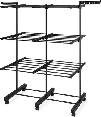 Produktbild von Wäscheständer EXTRA PLUS, 38 Meter Trockenfläche, klappbar, nur 9 cm Faltmaß