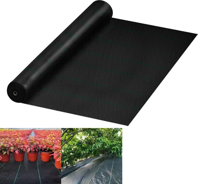 Produktbild von UISEBRT 50m² záhradné rúno proti burine 100 g/m² podkladová tkanina proti burine pôdna fólia záhradné rúno na záhony (1m x 50m)