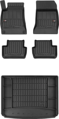 Produktbild von FROGUM Gummimatten Auto Fußmatten + Kofferraummatte für Mercedes B W246 2011-2018