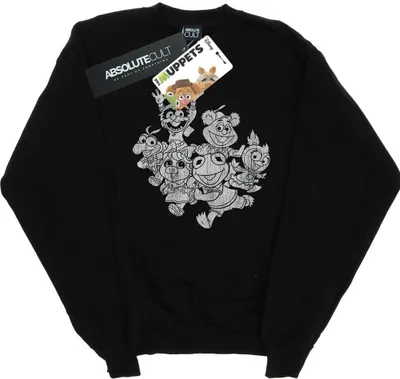 Produktbild von Disney - "The Muppets Muppet Babies" Sweatshirt für Damen BI31247 (M) (Schwarz)