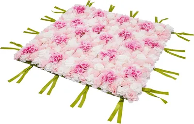 Produktbild von Künstliche Blumenwand - Hintergrundpaneel - Quadratisch - Seidenrosen - Wasserdicht - Montagefrei - Für Hochzeit, Hotel, Park