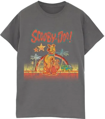 Image de Scooby Doo - T-shirt "Palm Trees" pour femme BI43579 (L) (Charbon de bois)